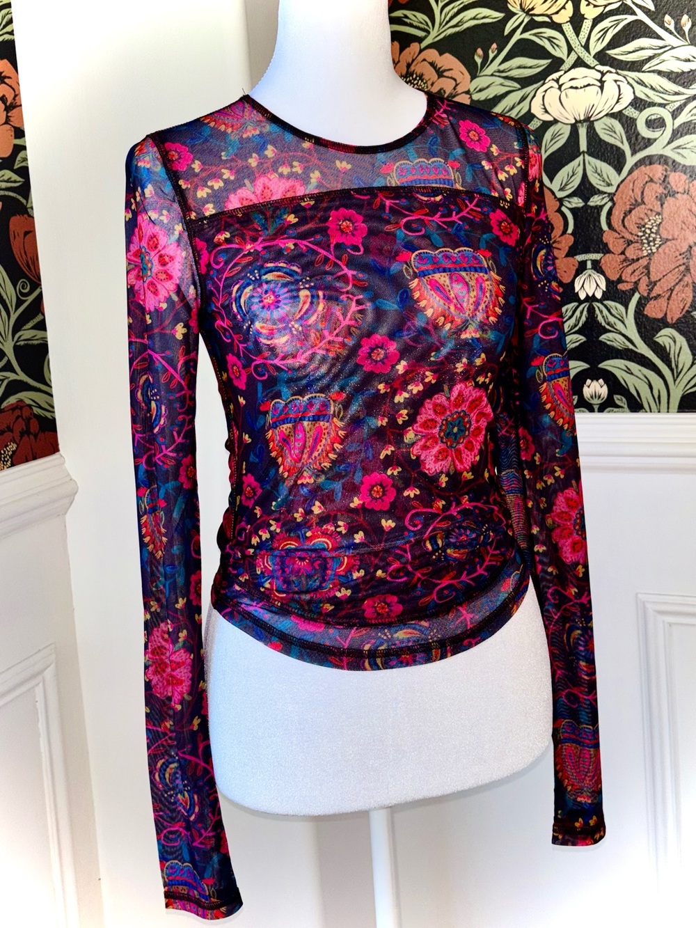 Natural Life “Sloane” Mesh Top